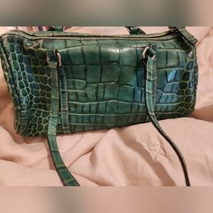 Dooney & Bourke Green Croc Bag